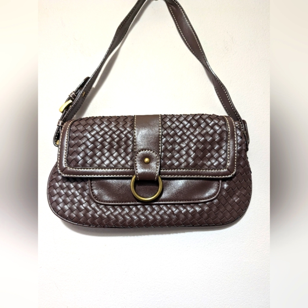 Ann Taylor Loft  Basket Weave Bag